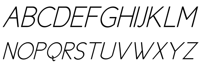 New Cicle Fina Italic Font Litere mari