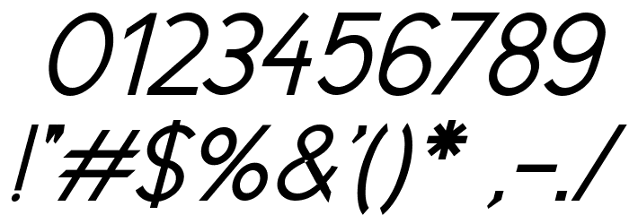 New Cicle Gordita Italic Font Alte caractere
