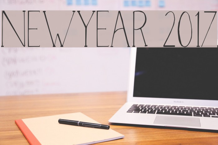 NewYear 2017 フォント examples