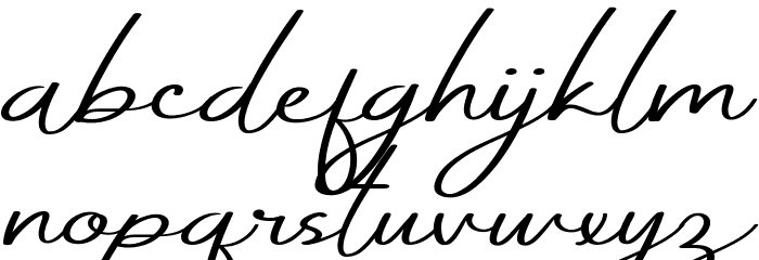North Sweet Demo Font Litere mici