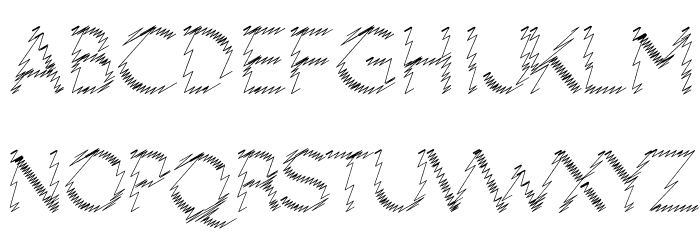 Ocie Storm Font Litere mari