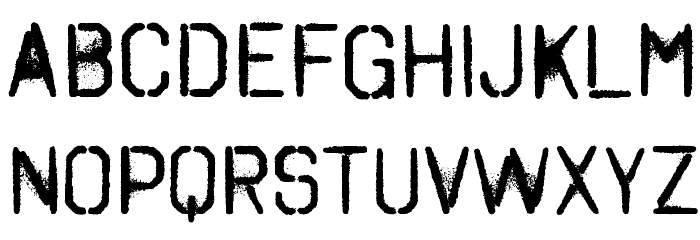 Octin Spraypaint Free Font Litere mari