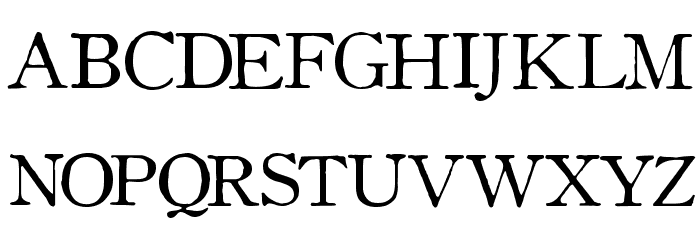 OldStyle 1 HPLHS 字体 大写
