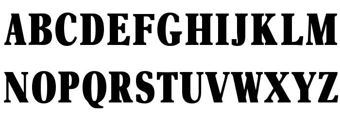OPTIAsterAd-BlackExtraCond Font Litere mari