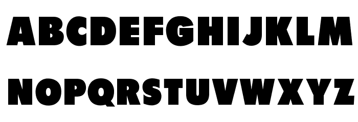 OPTIFutura-BlackAgency フォント 大文字