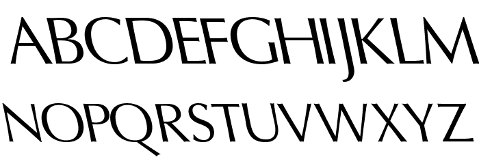 Oregon LDO Sinistral フォント 大文字
