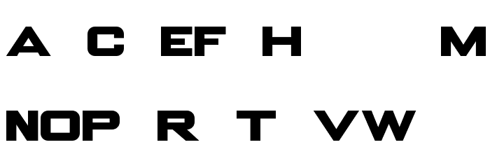 OVERWATCH Font Litere mari