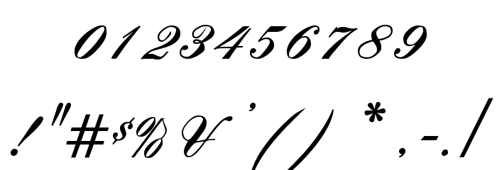 OYALE Scrip Bold Font Alte caractere