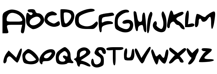 PaintLetters Font UPPERCASE
