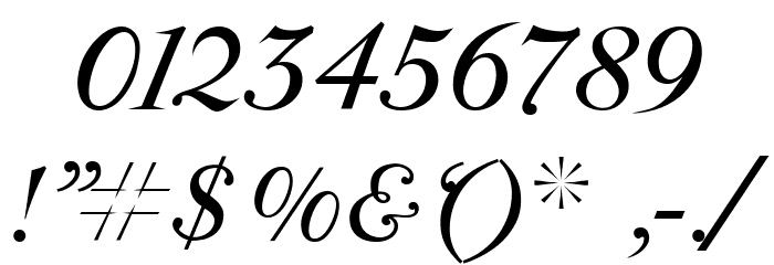 ParmaPetit-Italic Fonte OUTROS PERSONAGENS