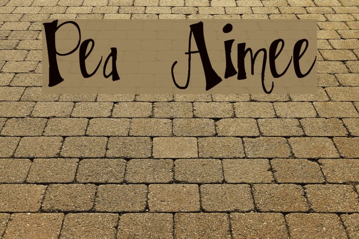 Pea Aimee لخطوط تنزيل examples