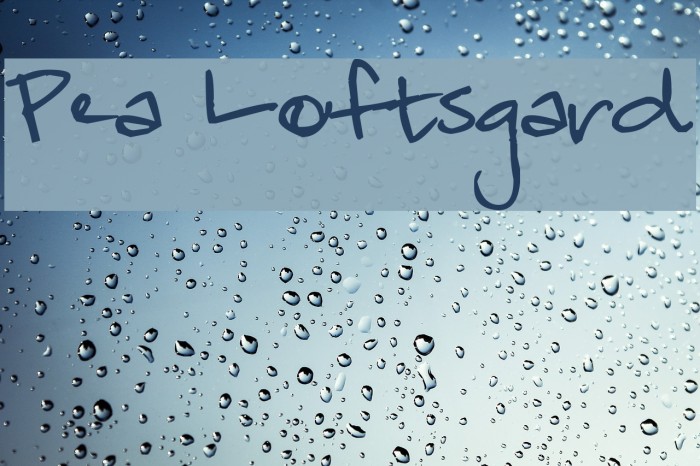 Pea Loftsgard لخطوط تنزيل examples