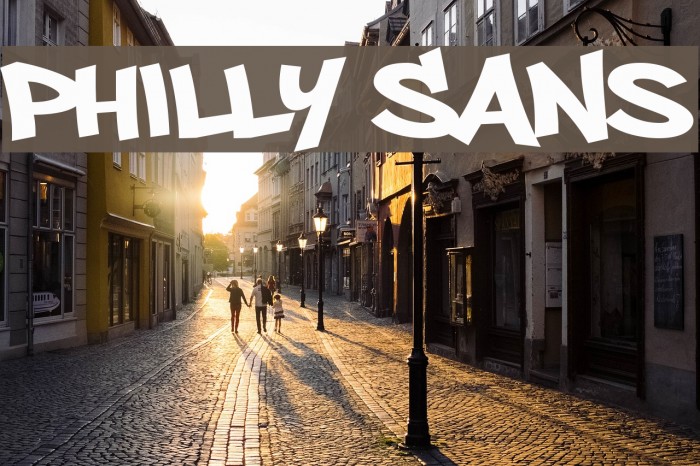 Philly Sans Schriftart examples