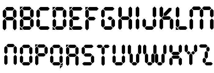 Pocket Calculator Polices MAJUSCULES