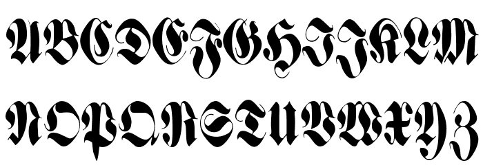 PopFraxFrankfurt Font UPPERCASE