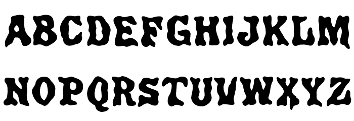 Poultrygeist Fonte MAIÚSCULAS
