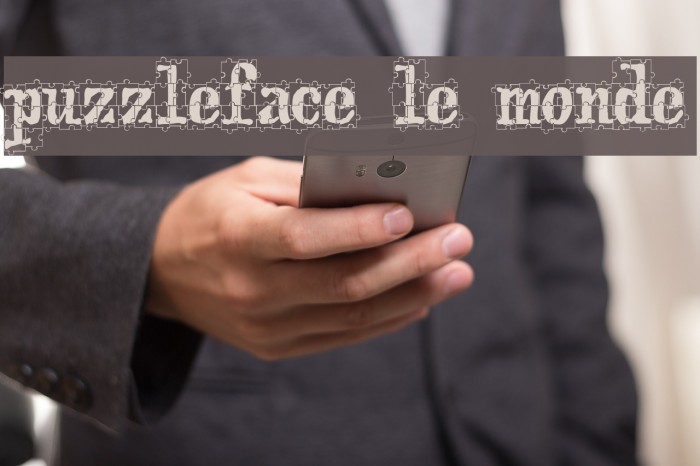 puzzleface le monde لخطوط تنزيل examples