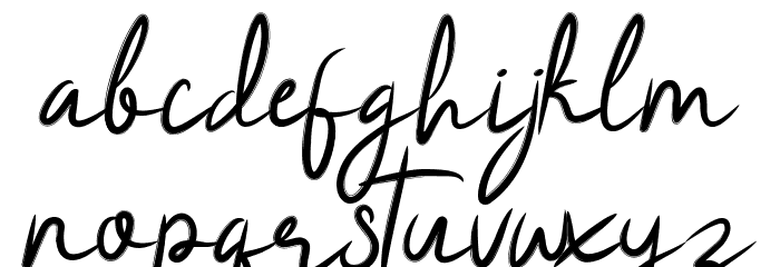 Qailla Gloam Demo Font LOWERCASE