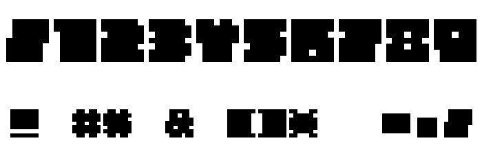 QUBE Caratteri ALTRI CARATTERI