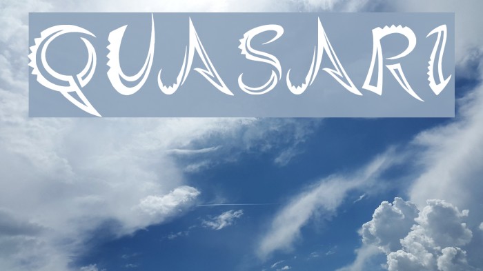 Quasari フォント examples