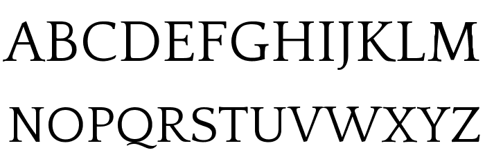 Quattrocento フォント 大文字