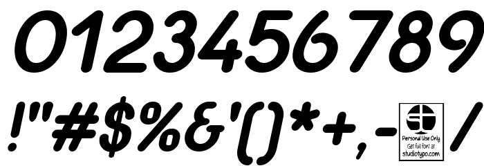 Quesat Demo Bold Italic 字体 其它煤焦