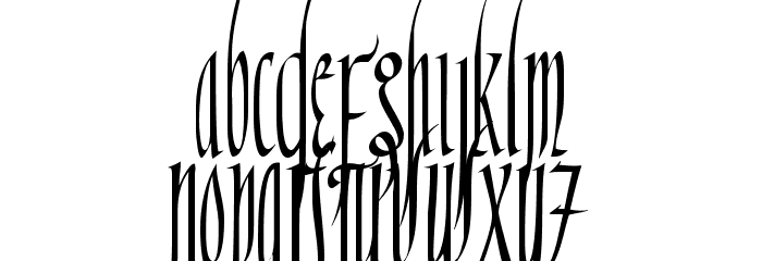 Ranegund!` Font UPPERCASE