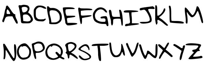 Rei_s_Handwriting_Medium Font UPPERCASE
