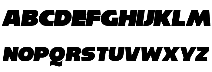 Reisenberg Italic Caratteri MAIUSCOLE