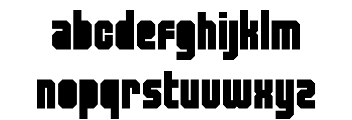Released Schriftart Groß