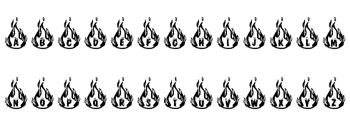 RMFIRE Fuentes MAYÚSCULAS