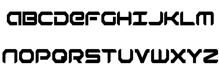 Robotaur Condensed फ़ॉन्ट अपरकेस