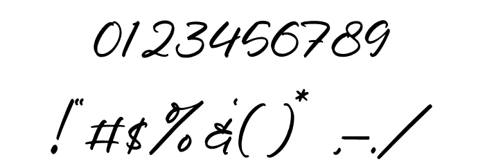 Ronald Mendoya Font OTHER CHARS