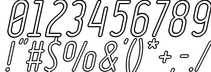 Ruler Outline Italic Fonte OUTROS PERSONAGENS