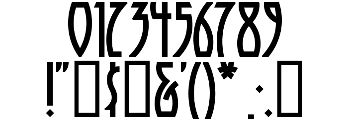 RunyTunesRevisited フォント その他の文字