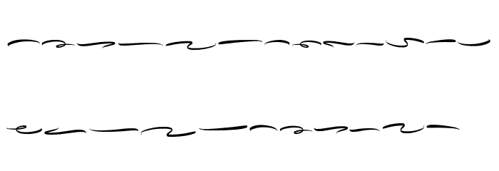RuslinyUnderline Font UPPERCASE