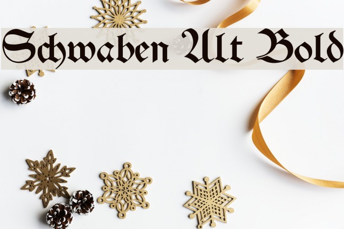 Schwaben Alt Bold Caratteri examples