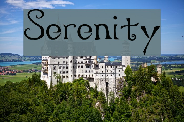 Serenity Caratteri examples