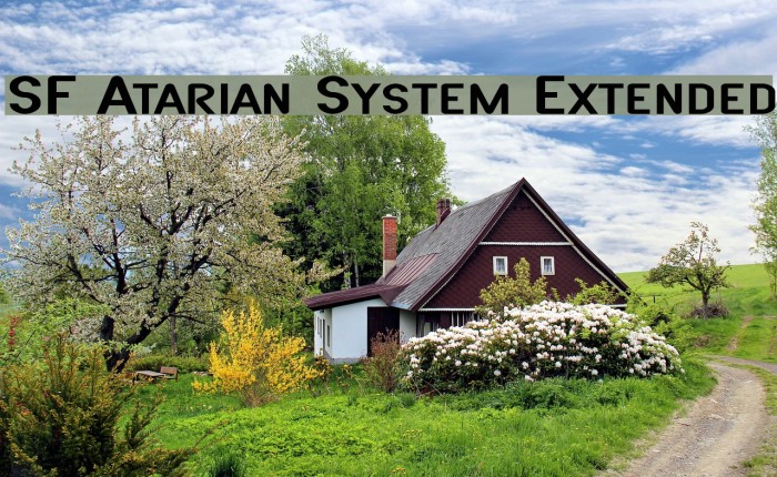 SF Atarian System Extended फ़ॉन्ट examples
