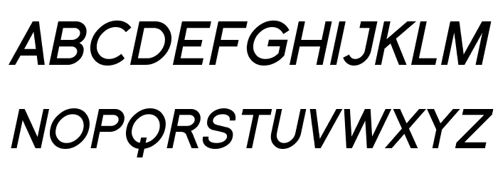 SF Florencesans SC Bold Italic Schriftart Kleinbuchstaben
