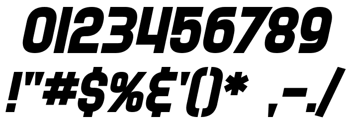 SF Speedwaystar Bold Oblique फ़ॉन्ट अन्य घर का काम