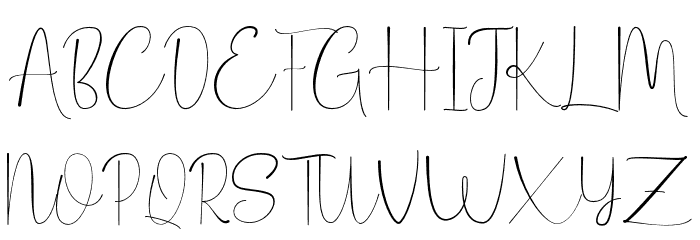 Signline フォント 大文字