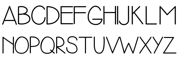 Simplicity Font UPPERCASE