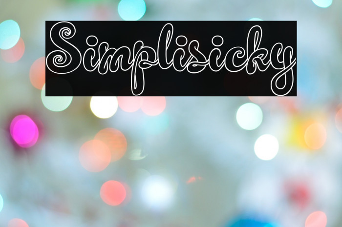 Simplisicky لخطوط تنزيل examples