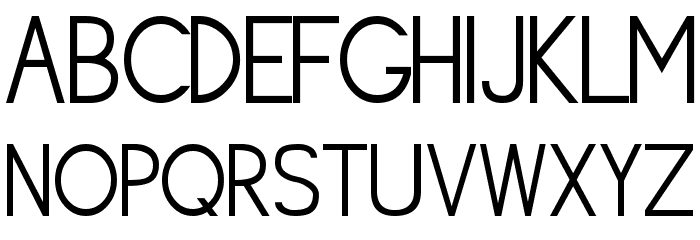 Siple Light フォント 大文字