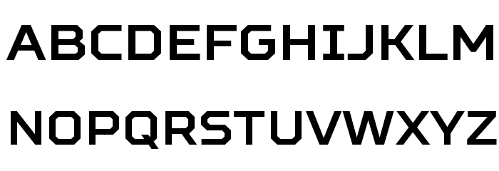 SquaresBold Font Litere mari