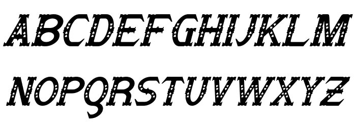 Steampuff Italic Fonte MAIÚSCULAS