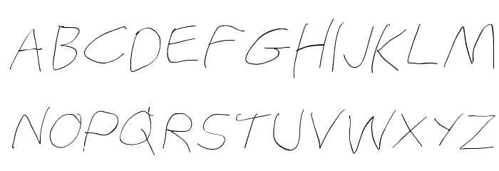 Stray Cat Hairline Extended Oblique フォント 大文字