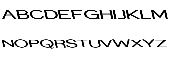 Street - Expanded Reverse Italic 字体 大写
