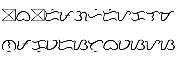 Tagalog Stylized Fonte MINÚSCULAS